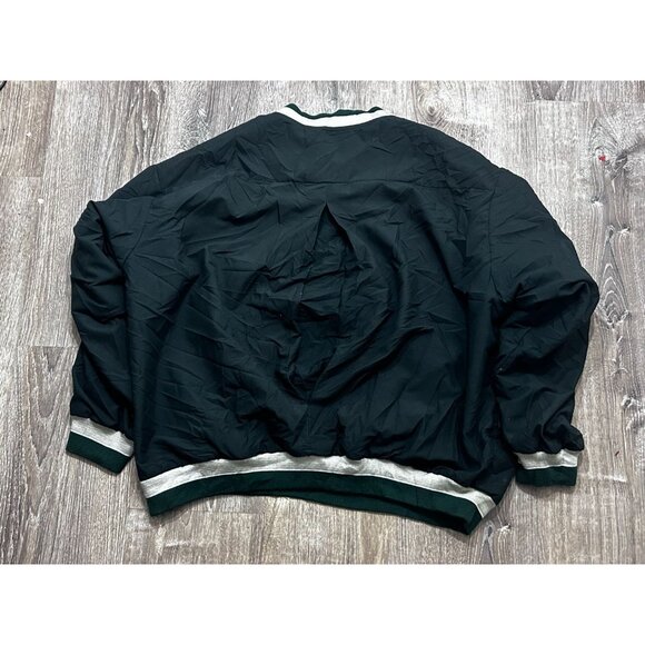 Vintage John Deere Jacket Men's Size 2XL Windbreaker V-Neck Lightweight Logo Gre - Picture 7 of 7